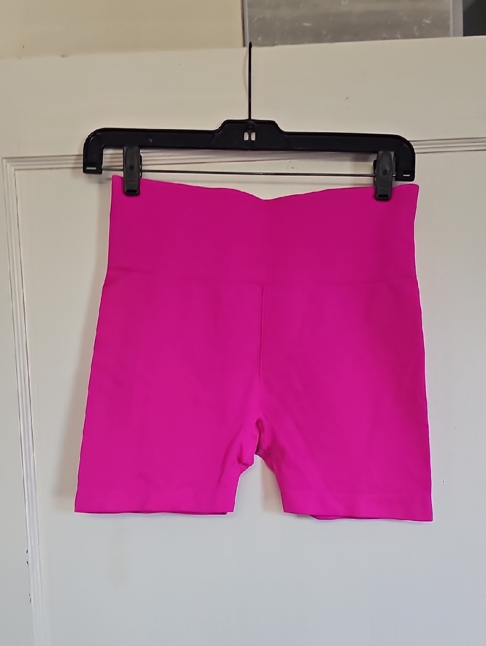ZYIA Hot Pink High-Waist Bike Shorts
